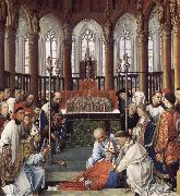 The Exhumation of Saint Hubert, Rogier van der Weyden